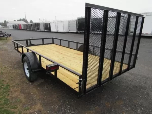 Premier 6.4 x 14 Landscape Utility Trailer – Ramp Gate - Image 2