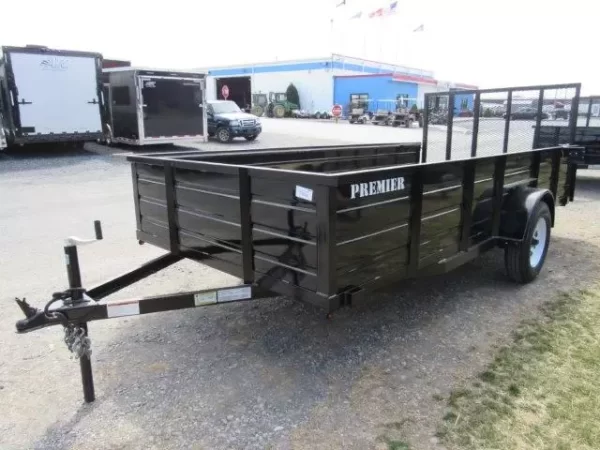 Premier 6.4 x 14 Landscape Utility Trailer – Steel Sides - Image 4