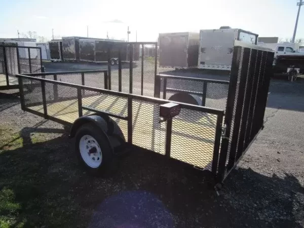 Premier 7 x 12 Landscape Utility Trailer – Mesh Sides & ATV Ramp - Image 4