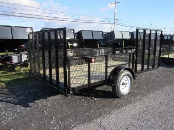 Premier 7 x 12 Landscape Utility Trailer – Mesh Sides & ATV Ramp - Image 6