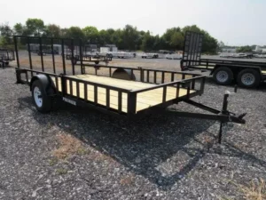 Premier 7 x 14 Landscape Utility Trailer – Removable Side ATV Ramps