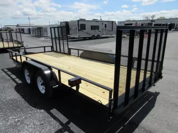 Premier 7 x 18 Landscape Utility Trailer – Side ATV Gate - Image 3