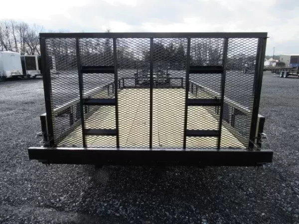 Premier 7 x 18 Landscape Utility Trailer – Rear Ramp Gate - Image 6