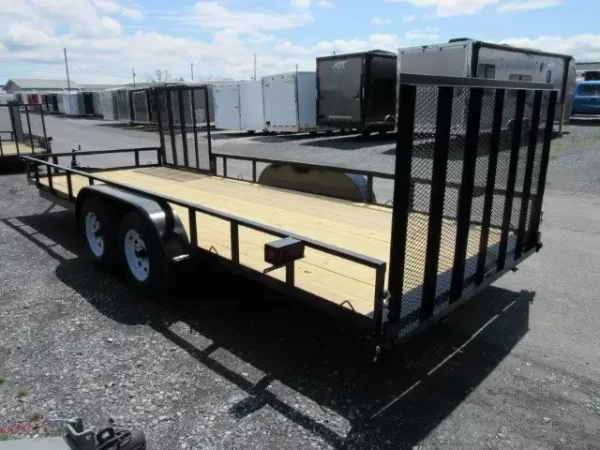 Premier 7 x 20 Landscape Utility Trailer – Side ATV Gate - Image 5