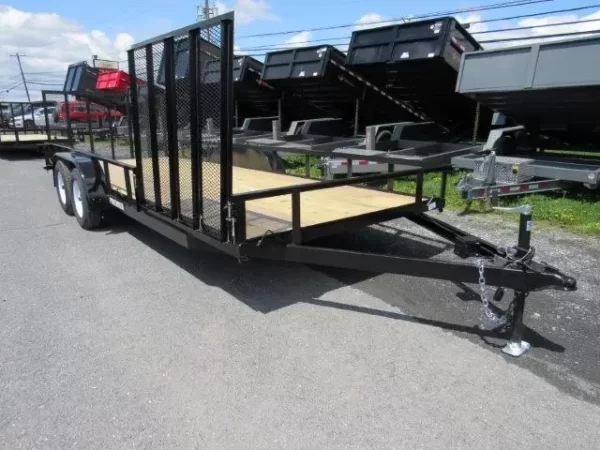 Premier 7 x 20 Landscape Utility Trailer – Side ATV Gate - Image 7
