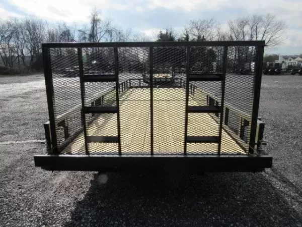 Premier 7 x 22 Landscape Utility Trailer – Rear Ramp Gate - Image 2