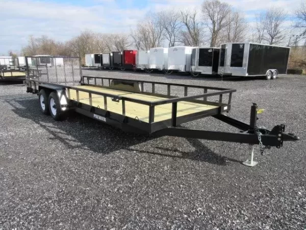 Premier 7 x 22 Landscape Utility Trailer – Rear Ramp Gate