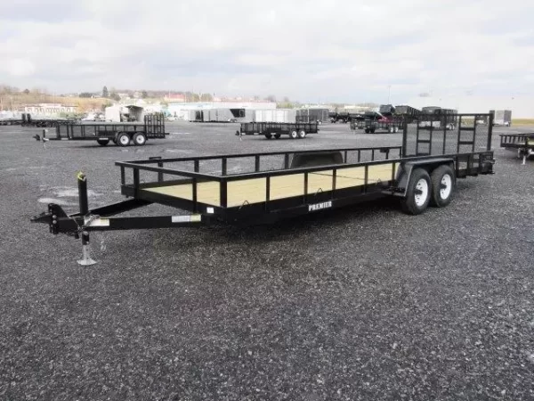 Premier 7 x 24 Landscape Utility Trailer – Rear Ramp Gate - Image 3