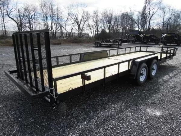Premier 7 x 24 Landscape Utility Trailer – Rear Ramp Gate - Image 5