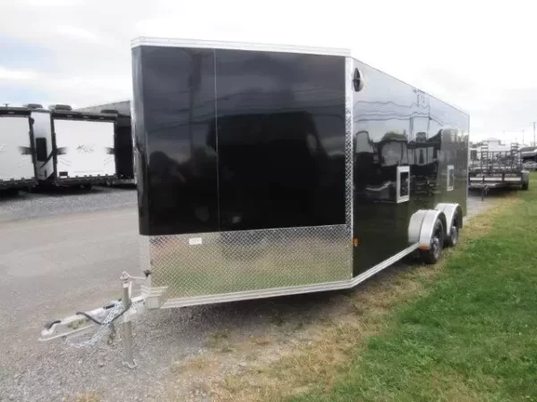 Sno Pro 7.5 x 18 Drive On/Off Snowmobile Trailer – All Aluminum - Image 2