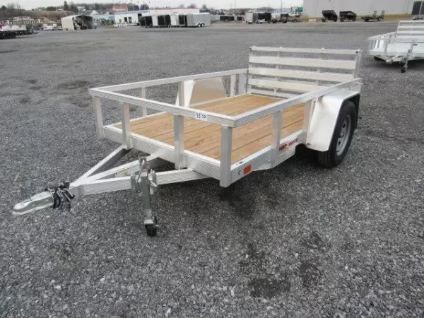 Sport Haven 5×8 Aluminum Utility Trailer – Bi-Fold Ramp Gate - Image 3