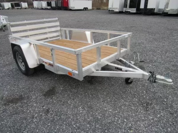 Sport Haven 5×8 Aluminum Utility Trailer – Bi-Fold Ramp Gate