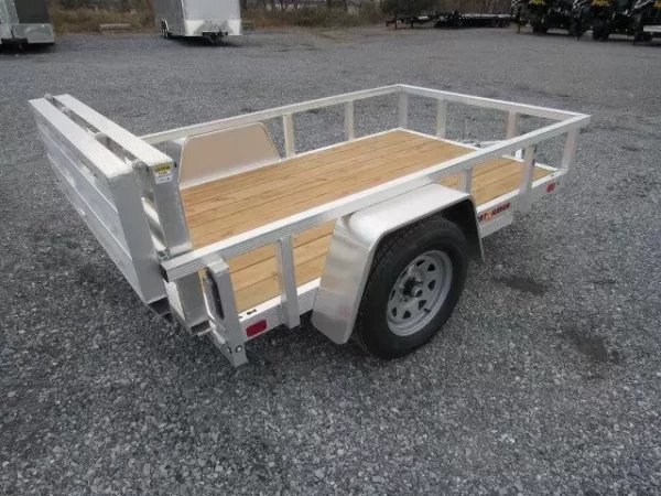 Sport Haven 5×8 Aluminum Utility Trailer – Bi-Fold Ramp Gate - Image 5