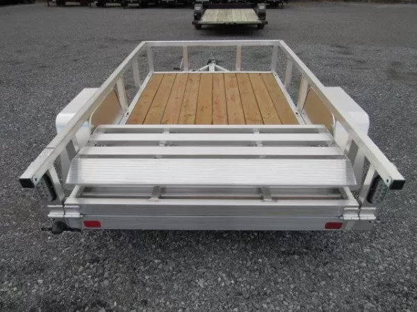 Sport Haven 5×8 Aluminum Utility Trailer – Bi-Fold Ramp Gate - Image 7