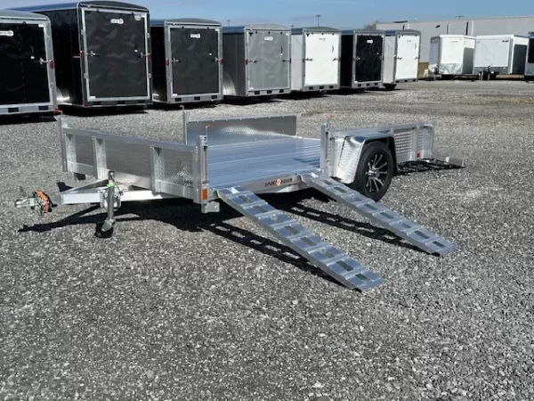 Sport Haven 7×12 Aluminum Utility Trailer – ATV Ramps - Image 7