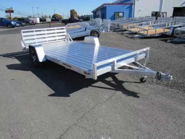 Sport Haven 7×14 Aluminum Utility Trailer – Open Sides
