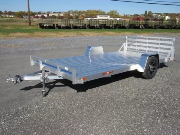 Sport Haven 7×14 Aluminum Utility Trailer – Open Sides - Image 4