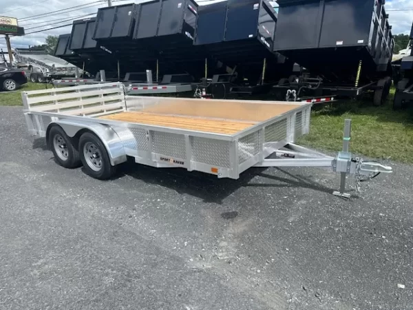 Sport Haven 7×14 Aluminum Utility Trailer – Dual Axle