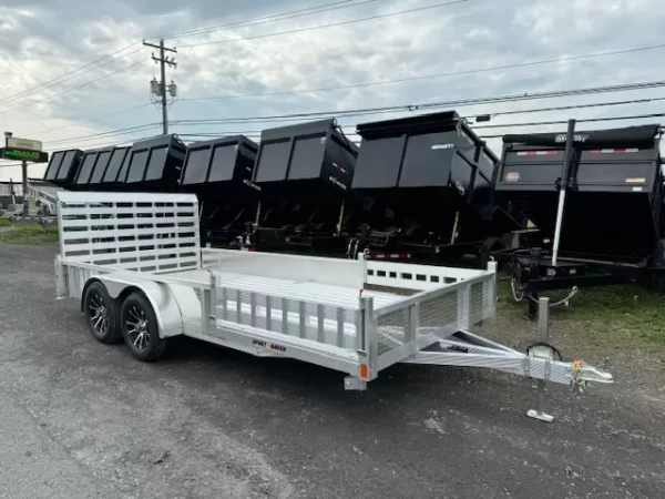 Sport Haven 7×16 Aluminum Utility Trailer – ATV Ramps