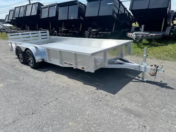 Sport Haven 7×16 Aluminum Utility Trailer – Deluxe Package