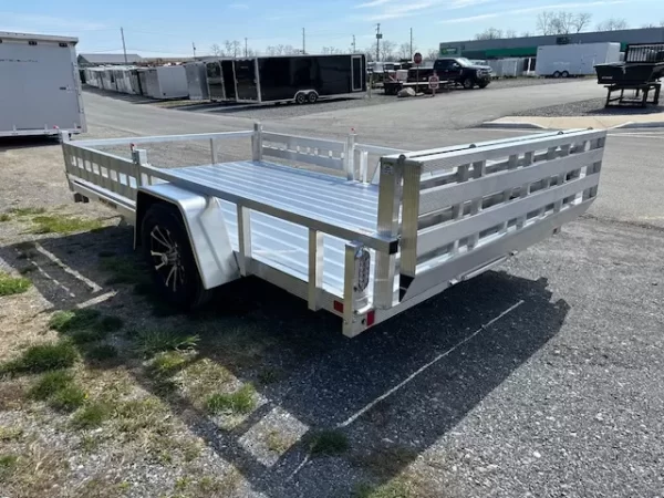 Sport Haven 7×12 Aluminum Utility Trailer – Side ATV Ramps - Image 4