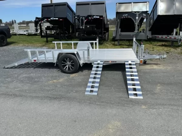 Sport Haven 7×12 Aluminum Utility Trailer – Side ATV Ramps - Image 7