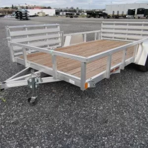 Sport Haven 7×12 Aluminum Utility Trailer – Side ATV Gate