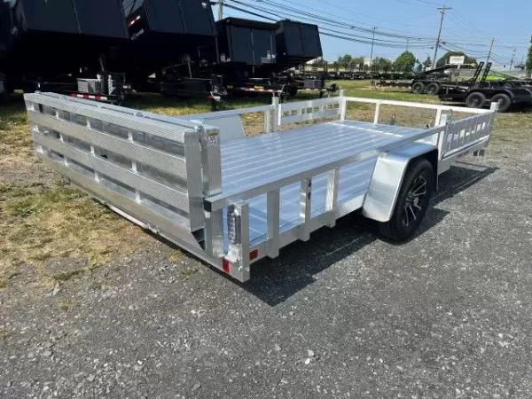Sport Haven 7×14 Aluminum Utility Trailer – Side ATV Ramps - Image 5