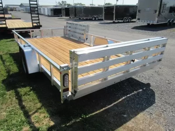 Sport Haven 7×14 Aluminum Utility Trailer – Side ATV Gate - Image 2