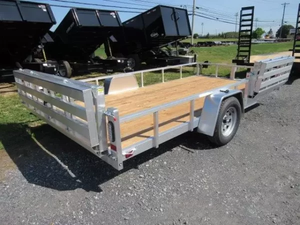 Sport Haven 7×14 Aluminum Utility Trailer – Side ATV Gate - Image 3