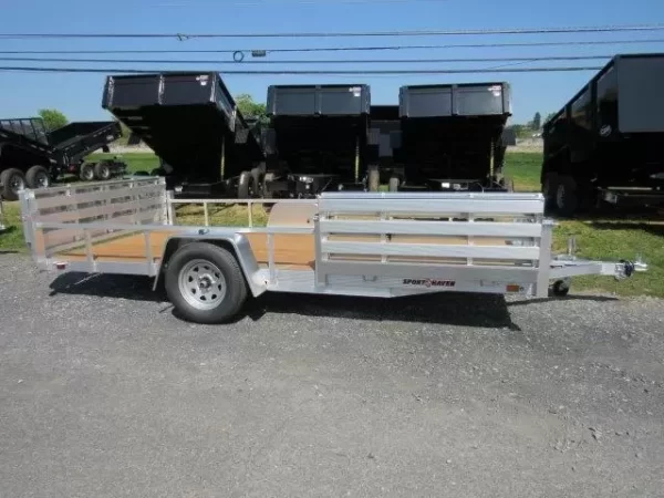 Sport Haven 7×14 Aluminum Utility Trailer – Side ATV Gate - Image 4