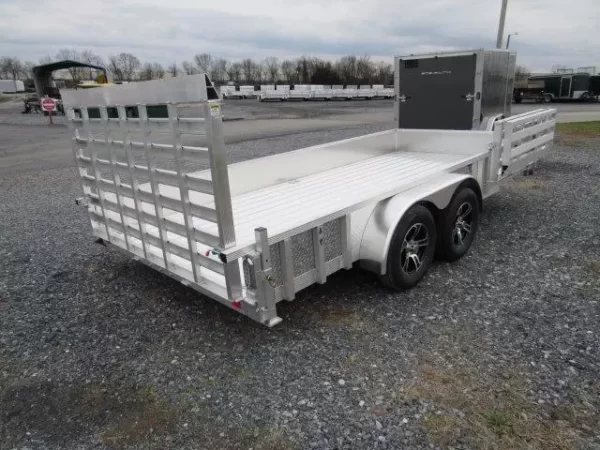 Sport Haven 7×16 Aluminum Landscape Trailer – Side ATV Ramp - Image 4