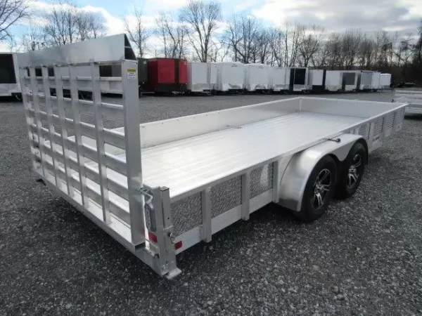 Sport Haven 7×18 Aluminum Landscape Trailer Heavy Duty Ramp
