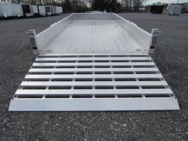 Sport Haven 7×18 Aluminum Landscape Trailer Heavy Duty Ramp - Image 5