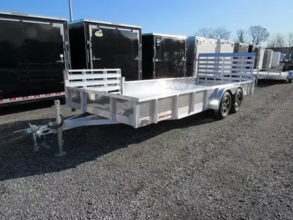 Sport Haven 7×18 Aluminum Landscape Trailer Side ATV Ramp - Image 4