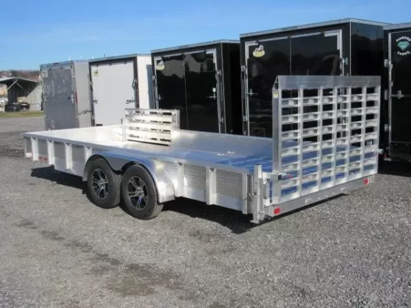 Sport Haven 7×18 Aluminum Landscape Trailer Side ATV Ramp