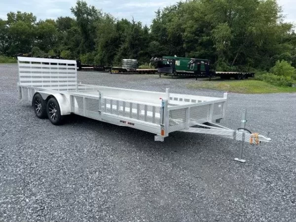 Sport Haven 7×20 Aluminum Utility Trailer ATV Ramps
