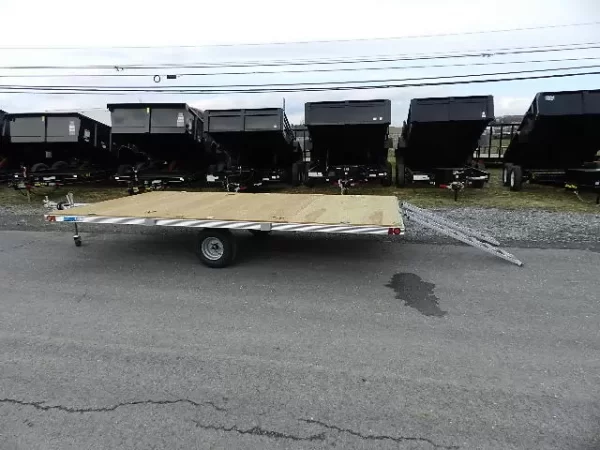 Cargo Pro 8 x 14 Aluminum (3) Place ATV Trailer – Aluminum Ramps - Image 8