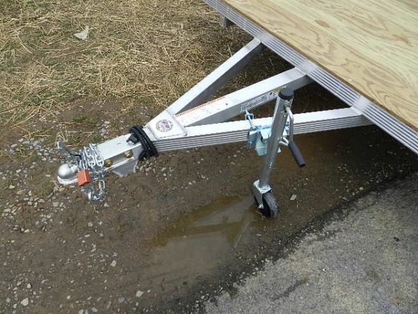 Cargo Pro 8 x 9 Aluminum (2) Place ATV Trailer – Aluminum Ramps - Image 3