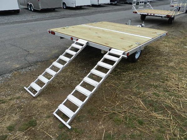 Cargo Pro 8 x 9 Aluminum (2) Place ATV Trailer – Aluminum Ramps - Image 5