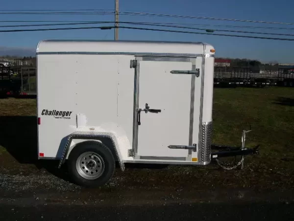 Homesteader 5 x 8 Enclosed Trailer Single Rear and Side Door - Image 2
