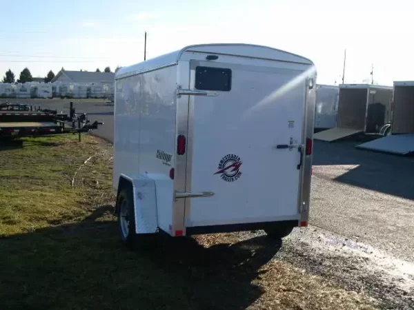 Homesteader 5 x 8 Enclosed Trailer Single Rear and Side Door - Image 5