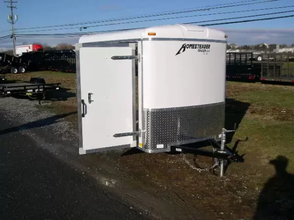 Homesteader 5 x 8 Enclosed Trailer Single Rear and Side Door - Image 6