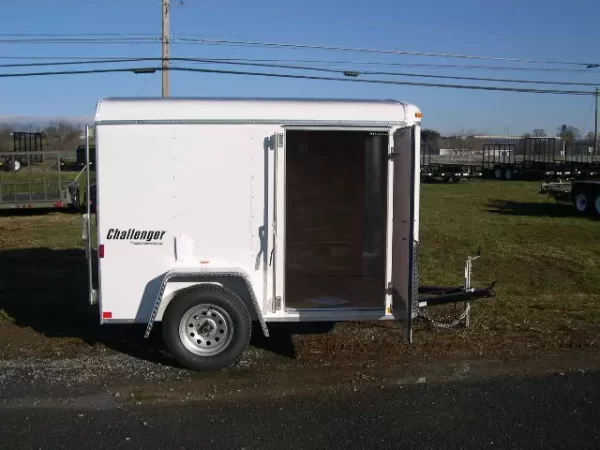 Homesteader 5 x 8 Enclosed Trailer Single Rear and Side Door - Image 8