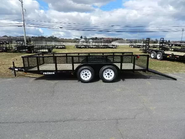 Premier 6.4 x 14 Landscape Utility Trailer – High Mesh Sides - Image 5
