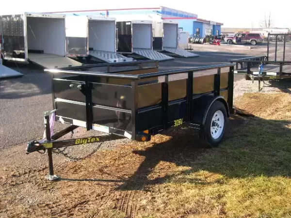 Big Tex 5 x 8 Landscape Utility Trailer – 2′ Steel Sides - Image 2