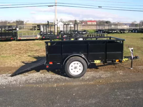 Big Tex 5 x 8 Landscape Utility Trailer – 2′ Steel Sides - Image 6