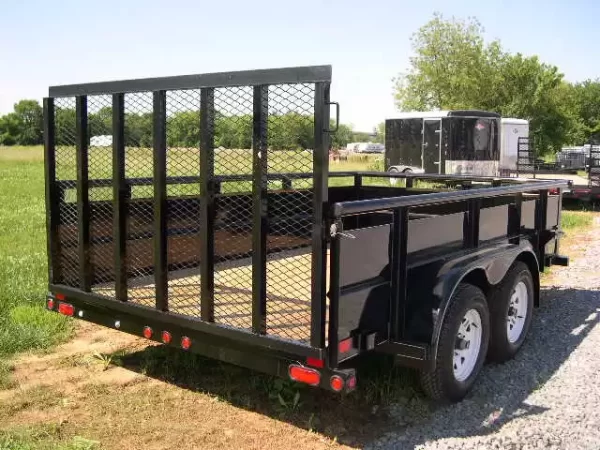 Big Tex 7 x 12 Landscape Utility Trailer – 2′ Steel Sides - Image 2