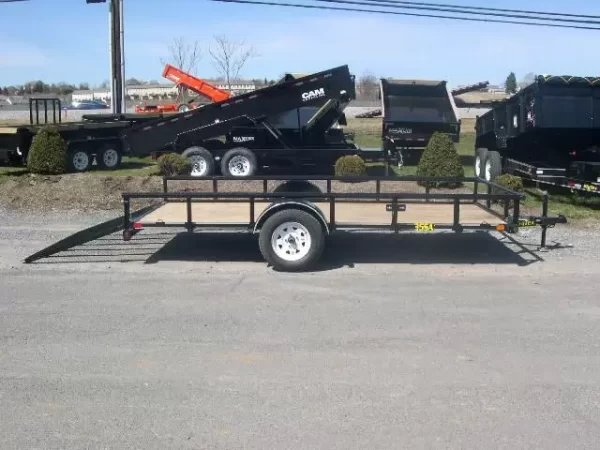Premier 6.4 x 12 Landscape Utility Trailer – Steel Sides