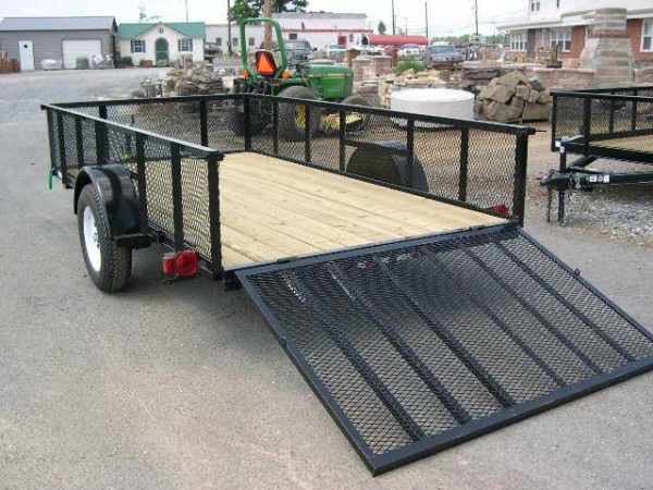 Carry On 6.4 x 12 Landscape Utility Trailer – 3K with High Mesh Sides